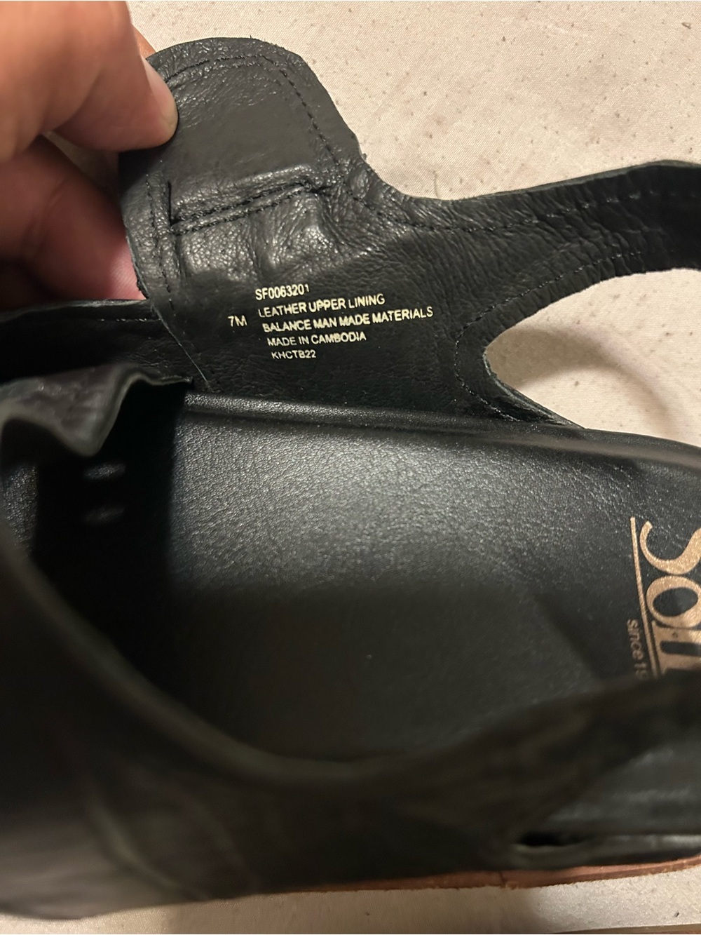 Sofft Black Croc-Embossed Double Buckle Slingback Sandals - Picture 5 of 8